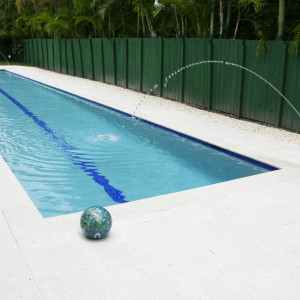 Cutler Bay, FL New Pool Construction Ivory Shellstone Pavers & Laminar Deck Jets Cutler Bay, FL New Pool Construction